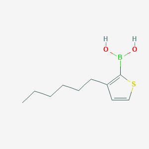 (3-Hexylthiophen-2-yl)boronic acid