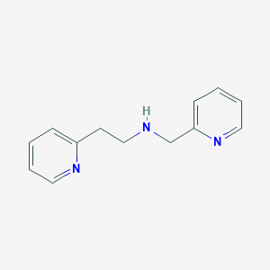 molecular formula C13H15N3 B15068569 2-(Pyridin-2-yl)-N-(pyridin-2-ylmethyl)ethanamine CAS No. 15395-61-6