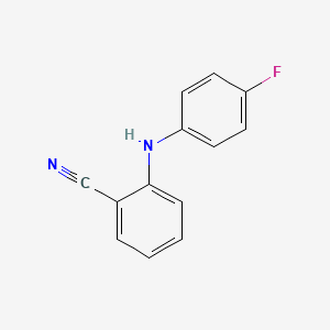 molecular formula C13H9FN2 B15068600 2-((4-Fluorophenyl)amino)benzonitrile 