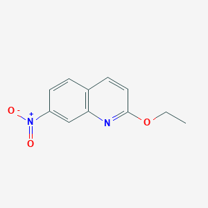 molecular formula C11H10N2O3 B15068621 2-Ethoxy-7-nitroquinoline CAS No. 249604-78-2