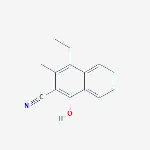 4-Ethyl-1-hydroxy-3-methyl-2-naphthonitrile