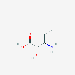 molecular formula C6H13NO3 B1506864 (3S)-3-Amino-2-hydroxyhexanoic acid CAS No. 402959-32-4