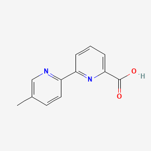 molecular formula C12H10N2O2 B15068656 5'-Methyl-[2,2'-bipyridine]-6-carboxylic acid 