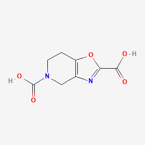 6,7-Dihydro-oxazolo[4,5-c]pyridine-2,5(4H)-dicarboxylic acid