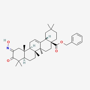 2-(Hydroxyimino)-3-oxo-olean-12-en-28-oic acid phenylmethyl ester