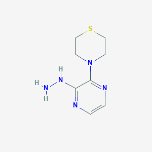 4-(3-Hydrazinylpyrazin-2-yl)thiomorpholine