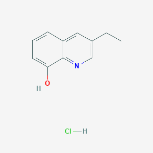 molecular formula C11H12ClNO B15068758 3-Ethylquinolin-8-OL hydrochloride CAS No. 112955-04-1