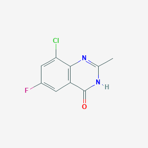 8-Chloro-6-fluoro-2-methylquinazolin-4(3H)-one