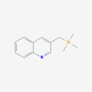 molecular formula C13H17NSi B15068789 3-((Trimethylsilyl)methyl)quinoline 