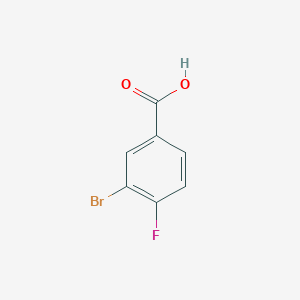 molecular formula C7H4BrFO2 B150688 3-溴-4-氟苯甲酸 CAS No. 1007-16-5