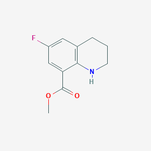 Methyl 6-fluoro-1,2,3,4-tetrahydroquinoline-8-carboxylate