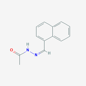 N-[(Z)-naphthalen-1-ylmethylideneamino]acetamide