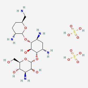 molecular formula C18H41N5O16S2 B1506884 Dibekacin bis(sulphate) CAS No. 93965-12-9