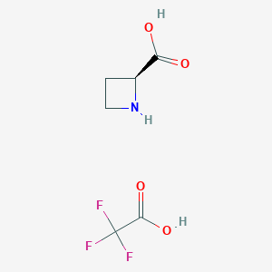 (2S)-azetidine-2-carboxylic acid;2,2,2-trifluoroacetic acid