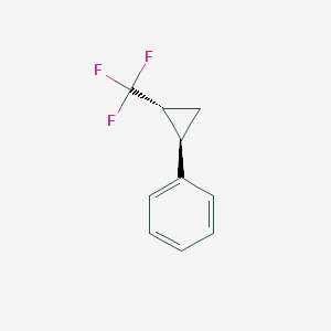molecular formula C10H9F3 B1506887 (+/-)-(Trans-2-(trifluoromethyl)cyclopropyl)benzene 