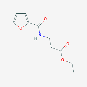 molecular formula C10H13NO4 B15068875 Ethyl 3-(furan-2-carboxamido)propanoate CAS No. 36855-35-3