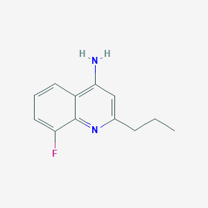 8-Fluoro-2-propylquinolin-4-amine