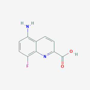 5-Amino-8-fluoroquinoline-2-carboxylic acid