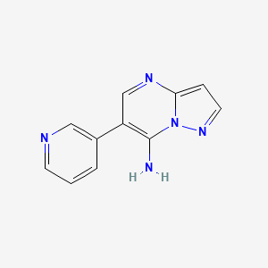 6-(Pyridin-3-YL)pyrazolo[1,5-A]pyrimidin-7-amine