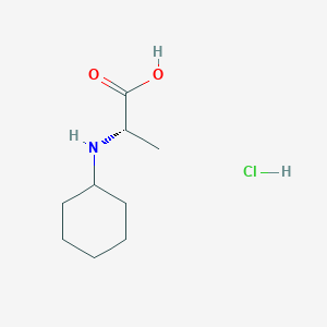 (S)-2-(Cyclohexylamino)propanoic acid hydrochloride