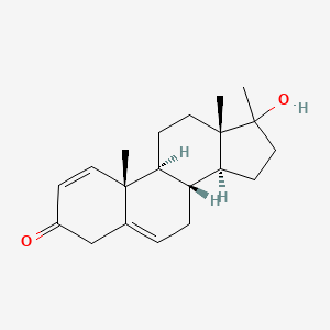 molecular formula C20H28O2 B1506896 Androsta-1,5-dien-3-one, 17-hydroxy-17-methyl-(7CI,8CI) CAS No. 2694-97-5