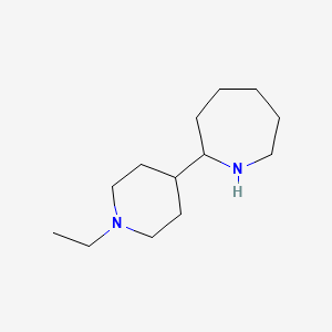 molecular formula C13H26N2 B15069005 2-(1-Ethylpiperidin-4-yl)azepane 