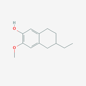 6-Ethyl-3-methoxy-5,6,7,8-tetrahydronaphthalen-2-ol