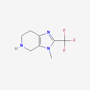 molecular formula C8H10F3N3 B15069015 3-Methyl-2-(trifluoromethyl)-4,5,6,7-tetrahydro-3h-imidazo[4,5-c]pyridine 