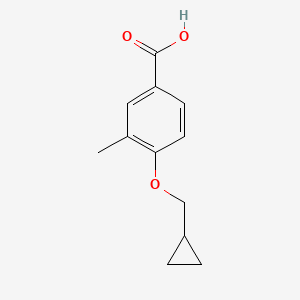 4-(Cyclopropylmethoxy)-3-methylbenzoic acid