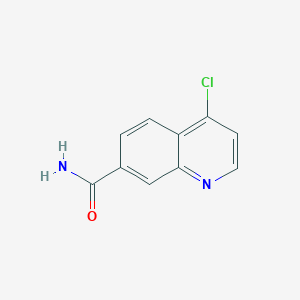 molecular formula C10H7ClN2O B15069088 4-Chloroquinoline-7-carboxamide CAS No. 178984-42-4