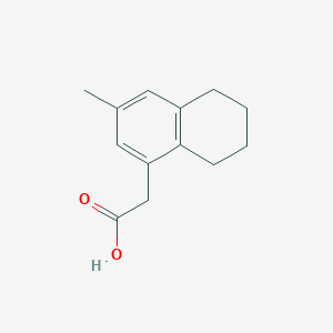 (3-Methyl-5,6,7,8-tetrahydronaphthalen-1-yl)acetic acid