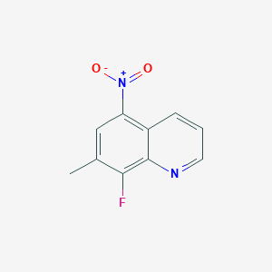 8-Fluoro-7-methyl-5-nitroquinoline