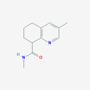 8-Quinolinecarboxamide, 5,6,7,8-tetrahydro-N,3-dimethyl-