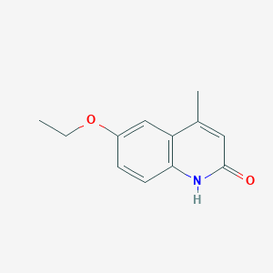 molecular formula C12H13NO2 B15069154 6-ethoxy-4-methylquinolin-2(1H)-one 