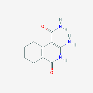 3-Amino-1-oxo-1,2,5,6,7,8-hexahydroisoquinoline-4-carboxamide