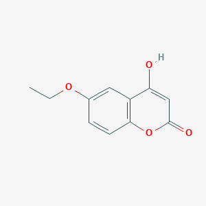 molecular formula C11H10O4 B15069250 6-ethoxy-4-hydroxy-2H-chromen-2-one CAS No. 536723-95-2