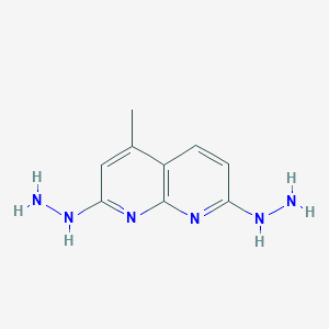 2,7-Dihydrazinyl-4-methyl-1,8-naphthyridine