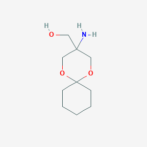 (3-Amino-1,5-dioxaspiro[5.5]undec-3-yl)methanol