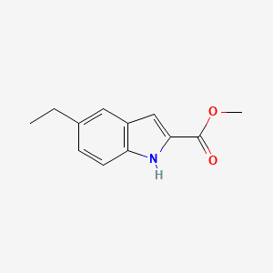 molecular formula C12H13NO2 B15069365 methyl 5-ethyl-1H-indole-2-carboxylate 