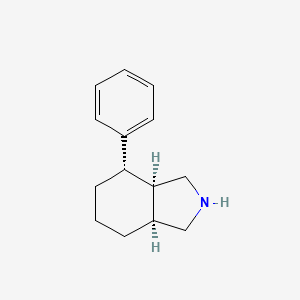 molecular formula C14H19N B15069391 (3aR,4S,7aS)-4-Phenyloctahydro-1H-isoindole 