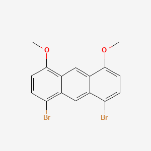 molecular formula C16H12Br2O2 B1506941 1,8-Dibromo-4,5-dimethoxyanthracene 