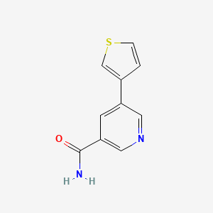 5-(Thiophen-3-yl)nicotinamide