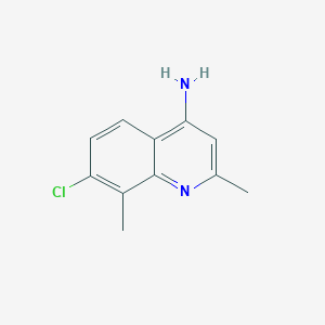 4-Amino-7-chloro-2,8-dimethylquinoline