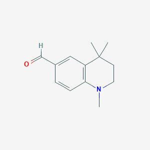 1,4,4-Trimethyl-1,2,3,4-tetrahydroquinoline-6-carbaldehyde