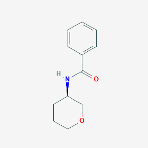 molecular formula C12H15NO2 B1506950 (R)-N-(tetrahydro-2H-pyran-3-yl)benzamide CAS No. 1347675-92-6