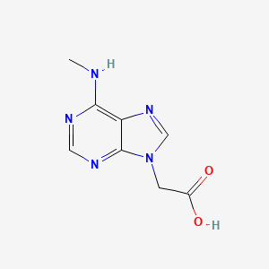 [6-(Methylamino)-9H-purin-9-yl]acetic acid