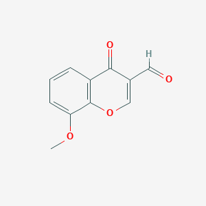 molecular formula C11H8O4 B15069527 3-Formyl-8-methoxychromone CAS No. 53428-24-3