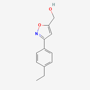 [3-(4-Ethyl-phenyl)-isoxazol-5-yl]-methanol