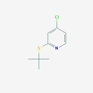 2-(Tert-butylthio)-4-chloropyridine