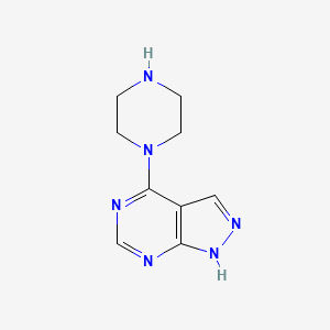 4-(Piperazin-1-yl)-1H-pyrazolo[3,4-d]pyrimidine